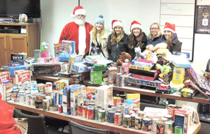 Local NHS volunteers collect toys and food