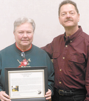 TF librarian honored for stewardship
