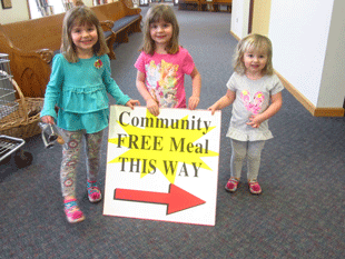 Join Zion Lutheran for free meal on Mondays