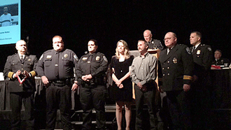 Lakes Area Police and local residents share spotlight at state awards event