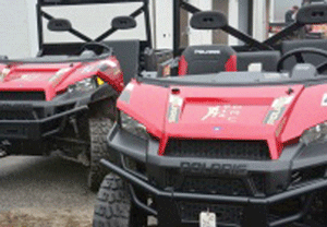 Polaris all terrain vehicles have starring role in developing robots for disaster response