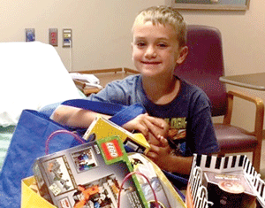 Local child donates birthday gifts to Fairview Hospital