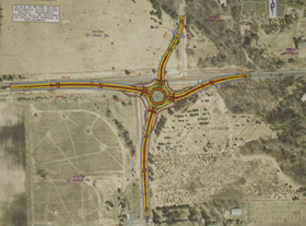 Multi-phase Hwy. 8 round-about work starts soon
