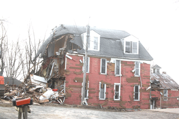 Center City historic structure comes down