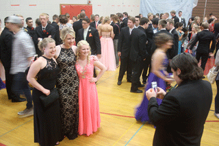 Students enjoy beautiful high school proms