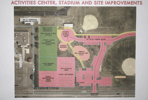 Local sports boosters get bond presentation; reminder to vote Tues.