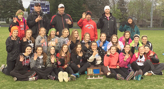 North Branch girls track wins fourth straight true team section title