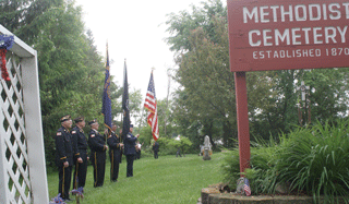 Sun was shining for local Memorial  remembrances