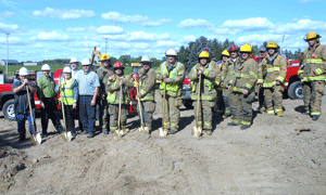 Firefighters break ground on new station in Chisago City