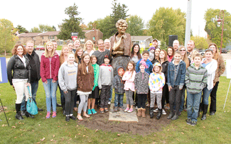 Marlene Smith sculpture unveiled