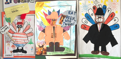 Second graders disguise turkeys to be spared on Thanksgiving