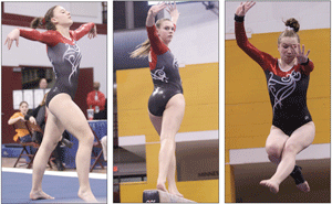 Ertl finishes ninth in all-around, Olson and Fish gain valuable experience