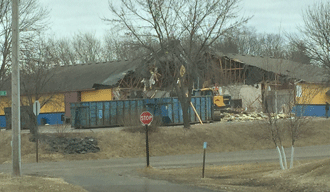 Bunkie's comes down in a hurry