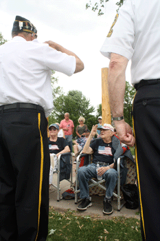 Quilt of Valor  presented to  Robert Rongitsch