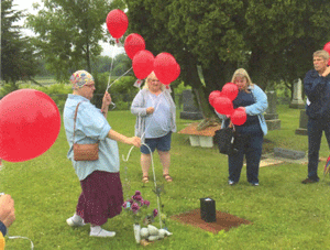 Linnea Residence memorial balloon launch touches heart on Atlantic Ocean beach