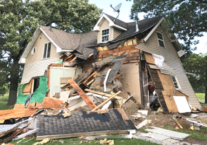 House explosion outside of Harris