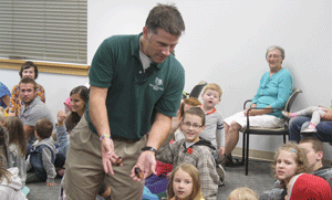 Zoomobile stops in the area