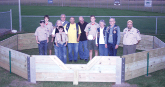 Eagle Scout brings ball pit to Doyle ballfields