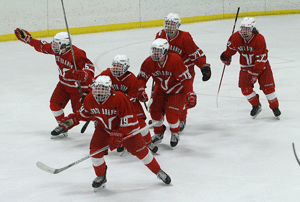 Moline nets back-to-back hat tricks as Vikes cruise