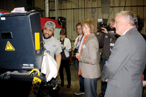 US Sen. Smith makes first field visit of term here