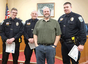 Officers recognized for life-saving efforts