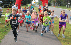 Kids race highlights running events at Ki Chi Saga Days