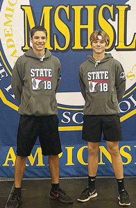 Stuber and Nihart finish their North Branch cross country careers on a high note