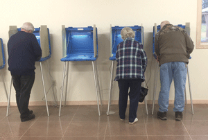 Voters turnout in record numbers