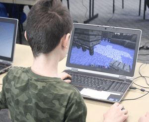 Minecraft Day; Library volunteers power-up