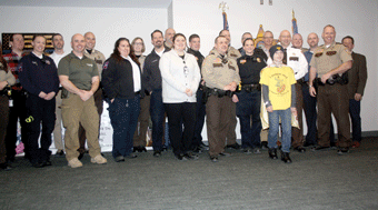 Local law enforcement welcomes 'Donut Boy'