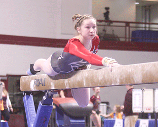 Fish closes her career with 15th place finish on beam