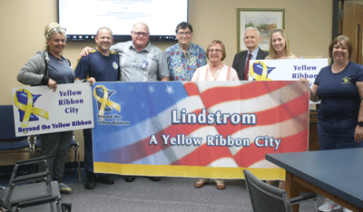 Lindstrom now recognized as a Beyond the Yellow Ribbon city