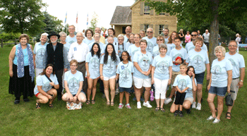 Vilhelm Moberg's family visits Chisago Lakes area