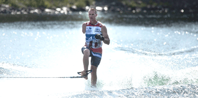 Timm and team win gold in world water skiing