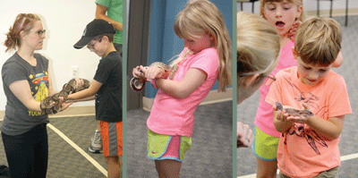Kids enjoy Snake Discovery program at CL Library