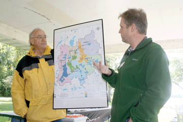 Local officials see long arm of the Lake  Improvement Dist. at work during projects tour
