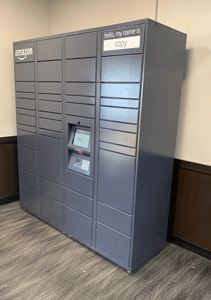 You can find only Chisago County Amazon locker inside of Brink's