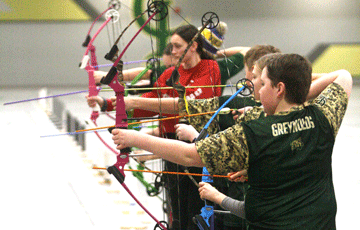 New Wildcat Center hosts over 400 student archers