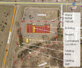 STACY - NOTICE OF PUBLIC HEARING: Interim Use Permit to allow placement of two sea containers