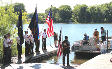 Veteran gets wish fulfilled on local lake