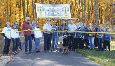 Another segment of the Swedish Immigrant Trail opened!
