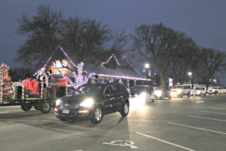 Santa visits Moberg Park!