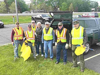 Lions clean up team hits the highway