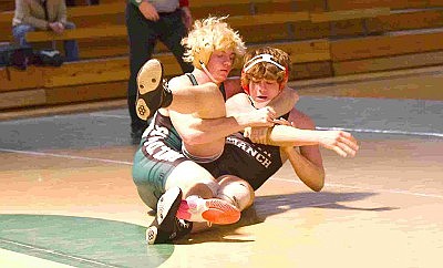 Wildcats put the hurt on North Branch in county dual