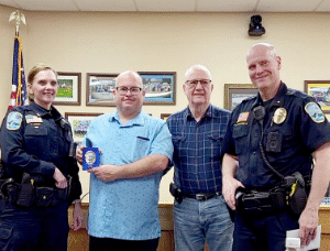 Police Commission honors longtime volunteer