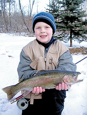 Six-year-old out-fishes Dad