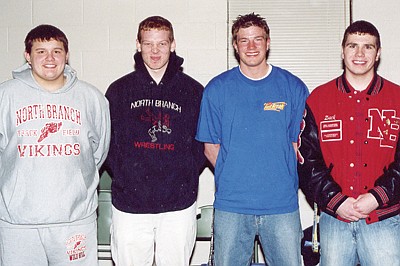 N.B. seniors earn Rum River All-Conference wrestling honors