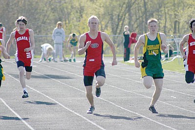 North Branch tracksters sprint to first place overall;  Chisago finishes strong in CL Quads