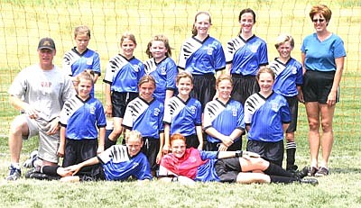 U11 girls soccer team's play improves