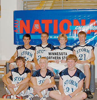 Minnesota Storm Boys' AAU basketball team attends AAU National Basketball Tournament in Coco Beach, FL